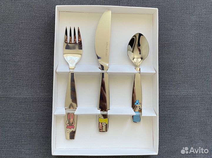 Набор столовых приборов детский Royal Küchen новый
