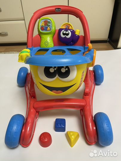 Chicco говорящая тележка для покупок