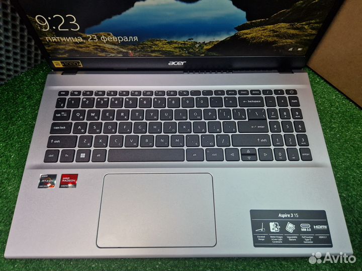 Ноутбук новый Acer Ryzen 7 5700U/8Gb/1Tb SSD