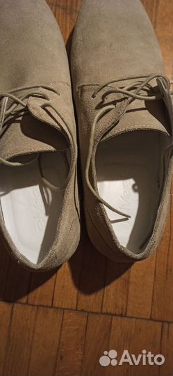 Новые замшевые, мужские туфли 46 размер