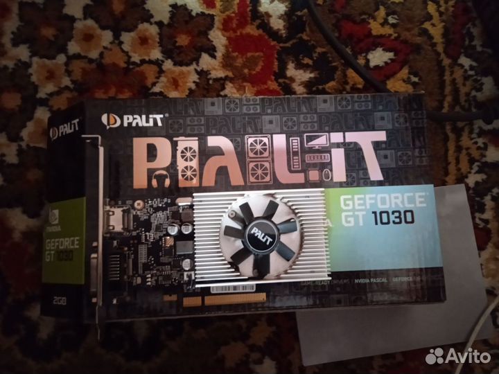 Видеокарта gt 1030 2gb palit