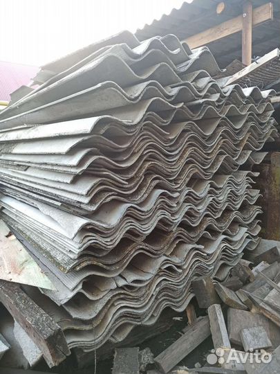 Шифер волновой бу