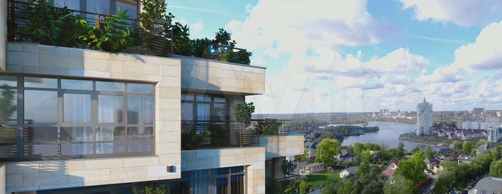 Апартаменты-студия, 54,3 м², 3/10 эт.