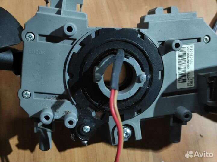 Подрулевой переключатель в сборе Renault scenic 1