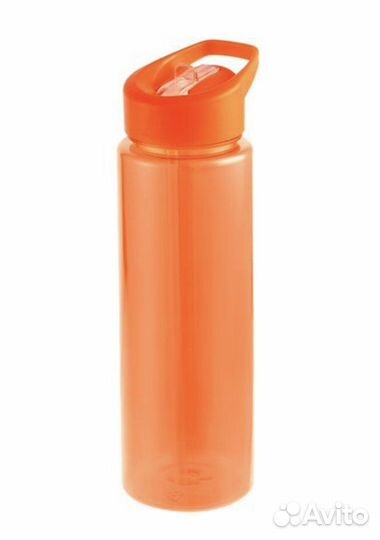 Бутылка для воды. Черная и оранжевая