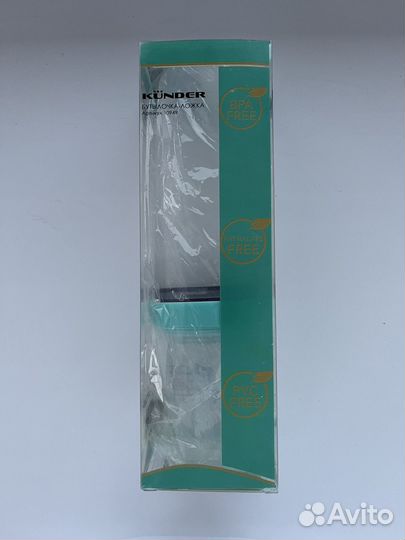 Бутылочка ложка новая kunder