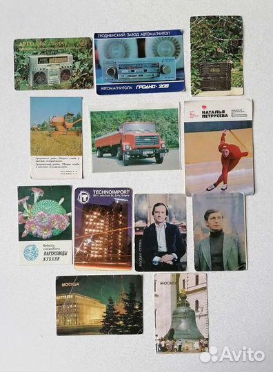 Календарики СССР