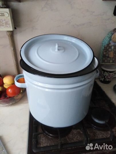 Кастрюля эмалированная 20 л