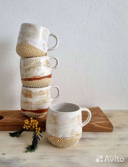 Кружка керамика ручной работы