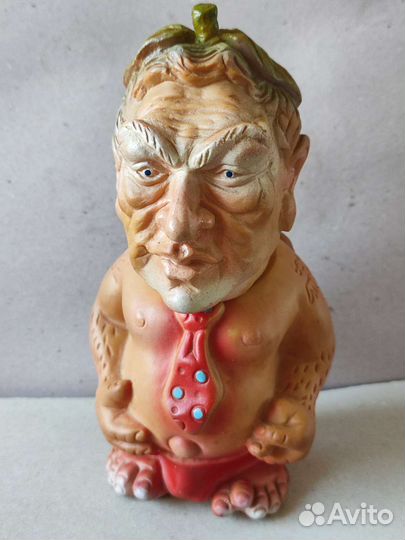 Кукла -шарж Г. А. Явлинский. Яблоко. 1998год