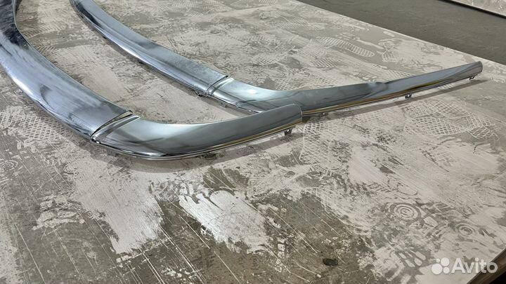 Хром на бампер газ 3110