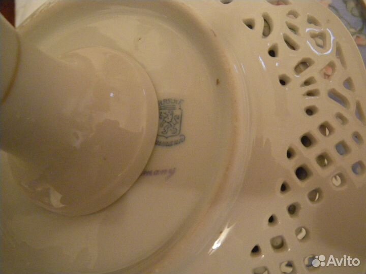 Ваза для фруктов на ножках (съёмная) Шуман Бавария