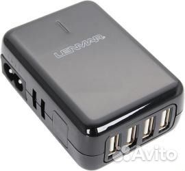 Зарядное устройство Lenmar acusb4 на 4 USB новое