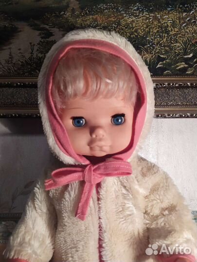 Редкая кукла гдр 1985 г Высота 65 см Отличное сост