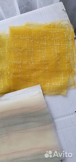 Платок капроновый Жёлтый,Розовый,Белый. СССР