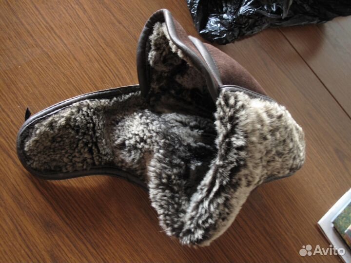 Шапка меховая из дубленой овчины, новая, не ношена