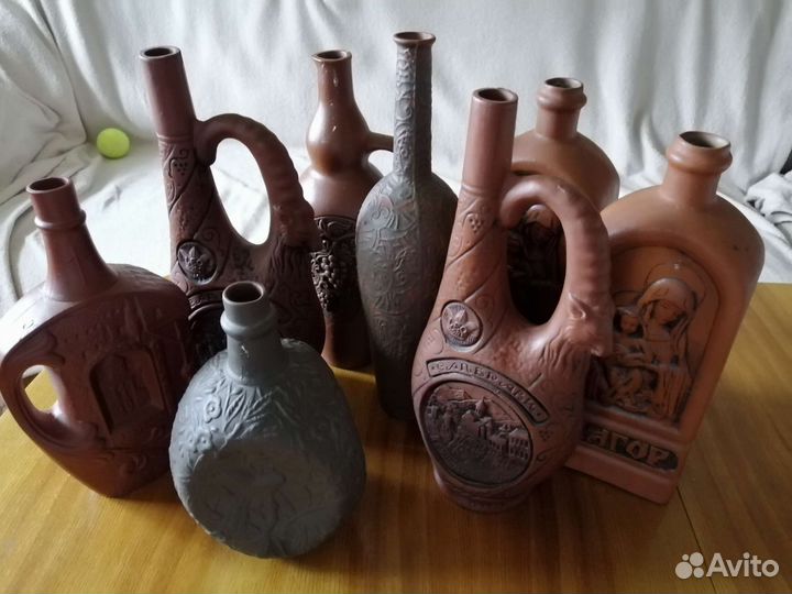 Глиняные бутылки