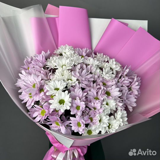 Букет-Гигант из хризантем