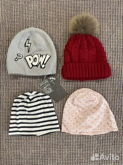 Шапки для девочки Reima, Gulliver, Gusti, Lassie