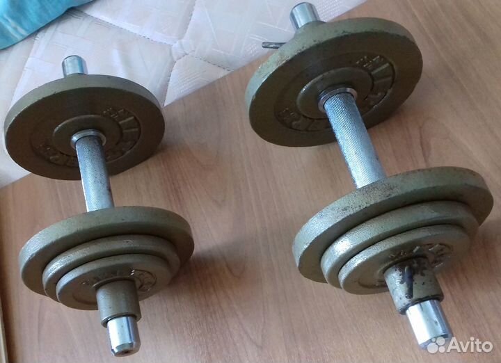 Гантели разборные 10 кг бу