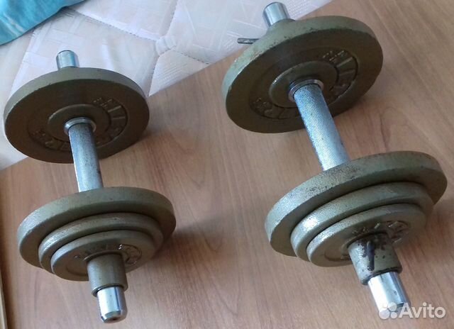 Гантели разборные 10 кг бу