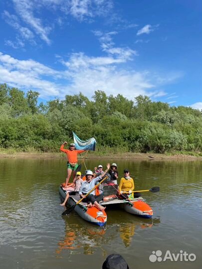 Сплав на катамаране всей семьей
