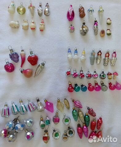 Елочные игрушки СССР малютка