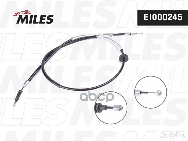 Трос ручного тормоза audi A4 -01 1812мм EI000245