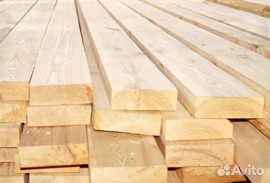 Доска обрезная естественной влажности 50х150х6000