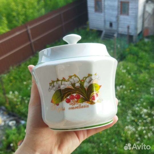 Сахарница фарфор СССР