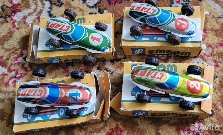 Игрушки ссср, железные машинки старт