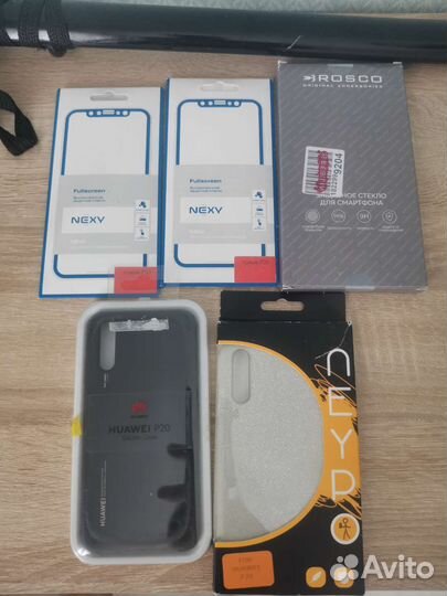 Стекла и чехлы для Huawei p20