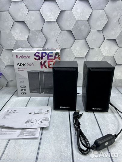 Компьютерные колонки defender SPK-240 2.0