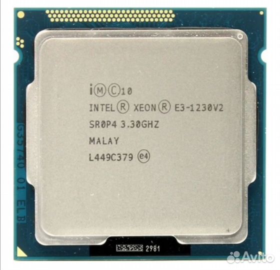 Процессор Intel Xeon E3 1230 V2