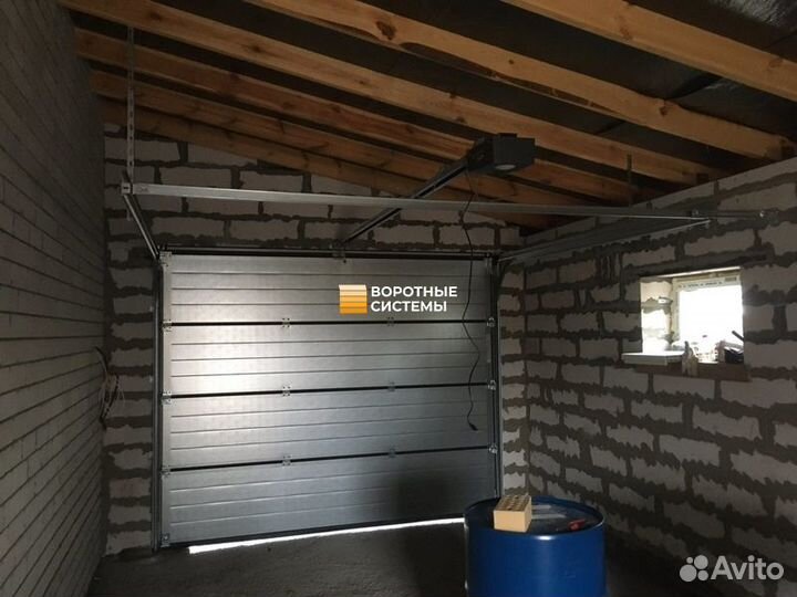 Гаражные секционные ворота Алютех trend