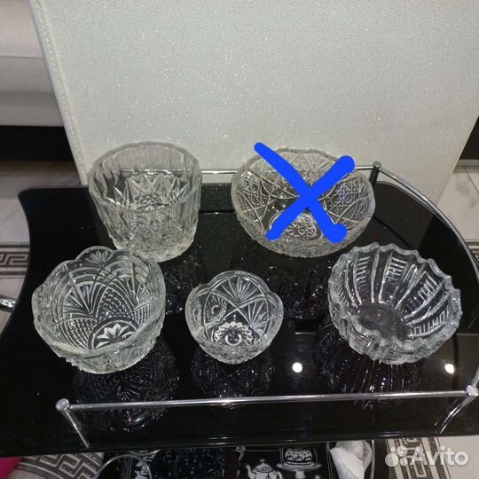 Хрусталь, креманки