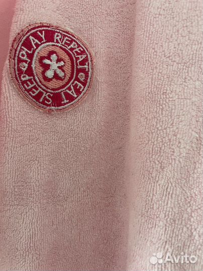 Халат розовый для девочки