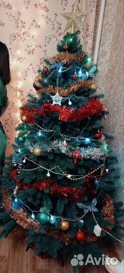 Ель искуственная литая 180