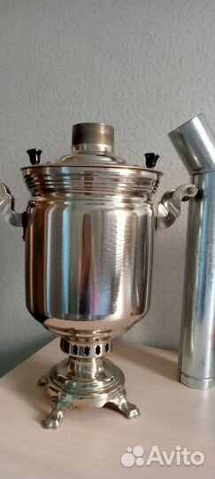 Самовар угольный СССР, 5 литров (новый)