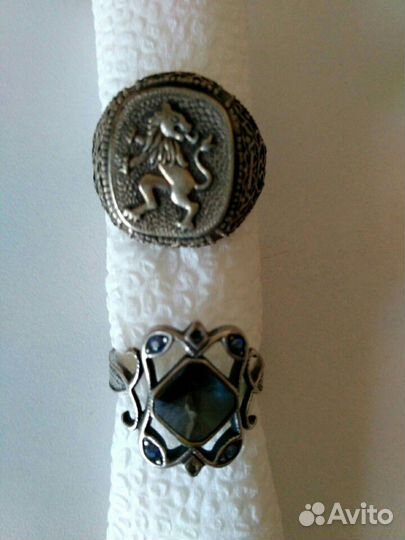 Кольца серебрянные