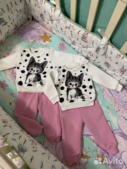 Костюм для двойни 68 74