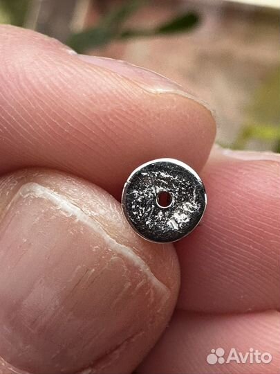 Пусеты белое золото с аметистами