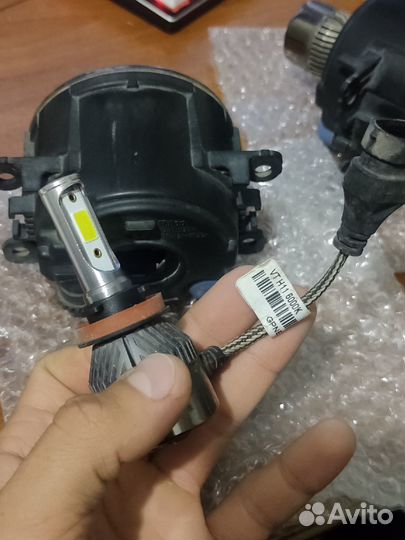 Противотуманные фары Valeo ориг + LED лампы 6000K