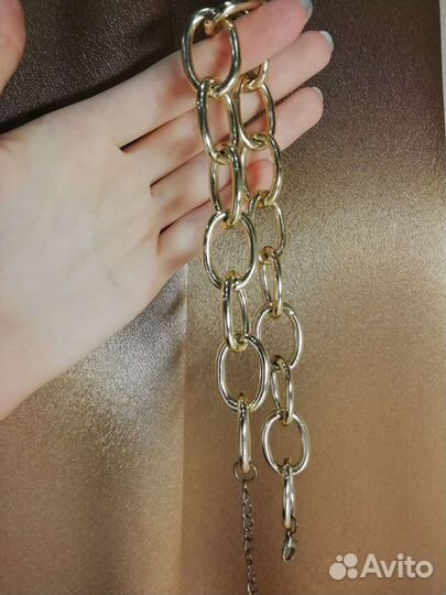 Цепь под золото/ бижутерия