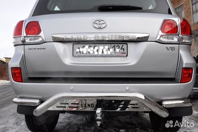 Защита заднего бампера Land Cruiser 200 2008