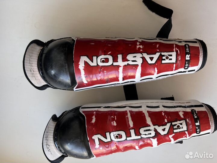 Щитки хоккейные размер 10 (на рост 120-130 см)