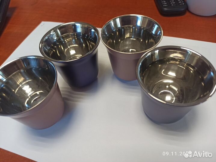 Кофейные чашки nespresso 80 мл и 50 мл