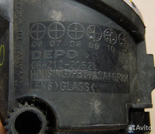 Фара противотуманная передняя левая Toyota RAV4