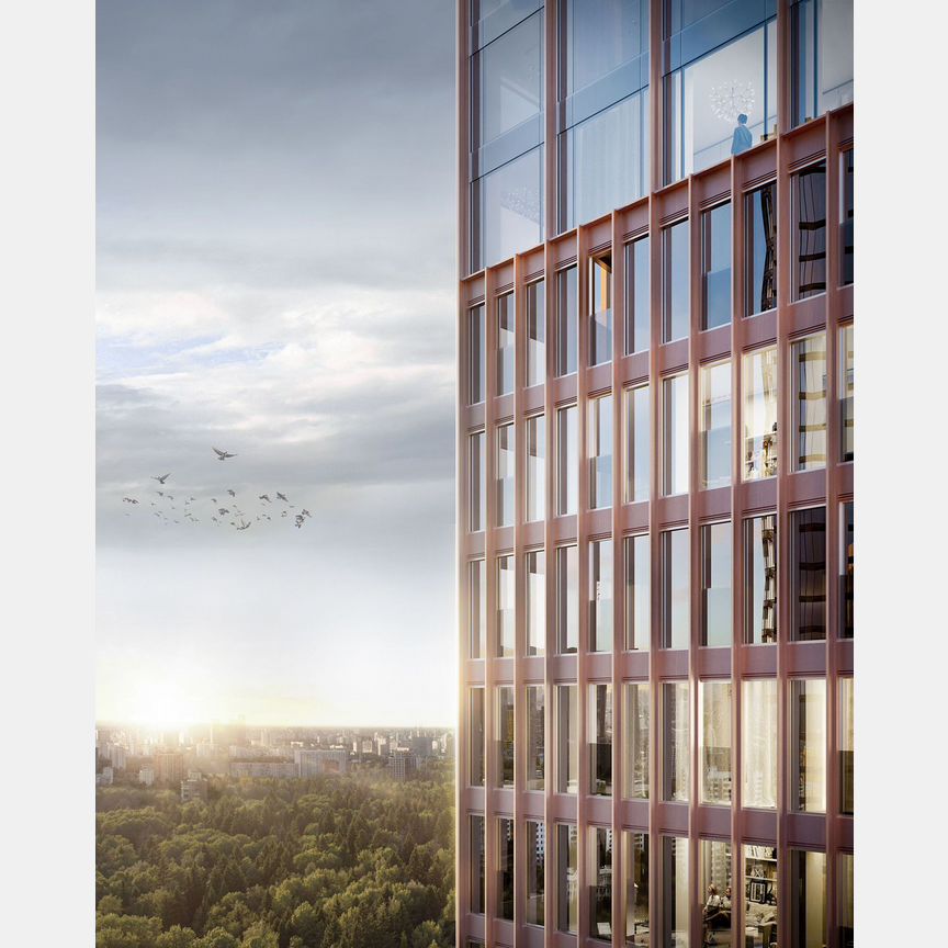 2-к. квартира, 68 м², 31/43 эт.