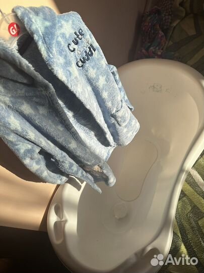 Ванночка для купания и халатик